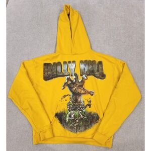 Billy Hill Buried Billy Dead‎ Hand Zombie Hoodie Sweatshirt Yellow Men's Medium